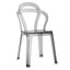 Labenze Silla Titi 155-08700 HUMO Policarbonato Transparente Traslucido Base 4 Puntas - 155-08700 HUMO - Labenze Outlet - NOGAL BEAT - Sillas