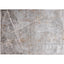 Tapete decorativo colección Adara rectangular en poliéster gris oro de pelo corto