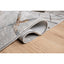 Tapete decorativo colección Adara T2259 rectangular de poliéster pelo corto en tonos oro, gris y azul