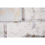 Tapete decorativo colección Adara T2259 rectangular de poliéster pelo corto en tonos oro, gris y azul