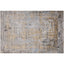 Tapete decorativo colección Adara T2260 rectangular de poliéster en tonos gris, verde y oro