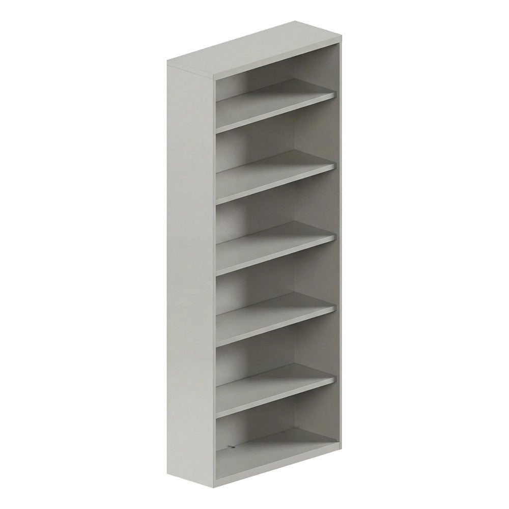 Librero a Piso Abierto para Sala de Archivo - GEBESA ARKA - Altura 205 cm - Cuerpo de Acero - GAG464205 - GEBESA - NOGAL BEAT - Librero