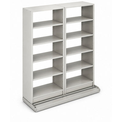 Librero Móvil Configuración Inicial para Archivo - GEBESA ARCHIVO MOVIL - Frente 174 cm - GAF498210 - GEBESA - NOGAL BEAT - Librero