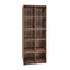 LIBRERO NOGAL BEAT LIBR0904380 GARDA | Librero Juguetero para Sala de Estar Habitación | Madera | Exhibición Modular | Interior - LIBR0904380 - Mundo In - NOGAL BEAT - Librero