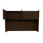 LIBRERO OFIK ELITE 218 | Librero Sobre Credenza | 4 Puertas | Canto PVC | Chapas Bisagras Importadas | Interior - 218 - OFIK - NOGAL BEAT - Librero