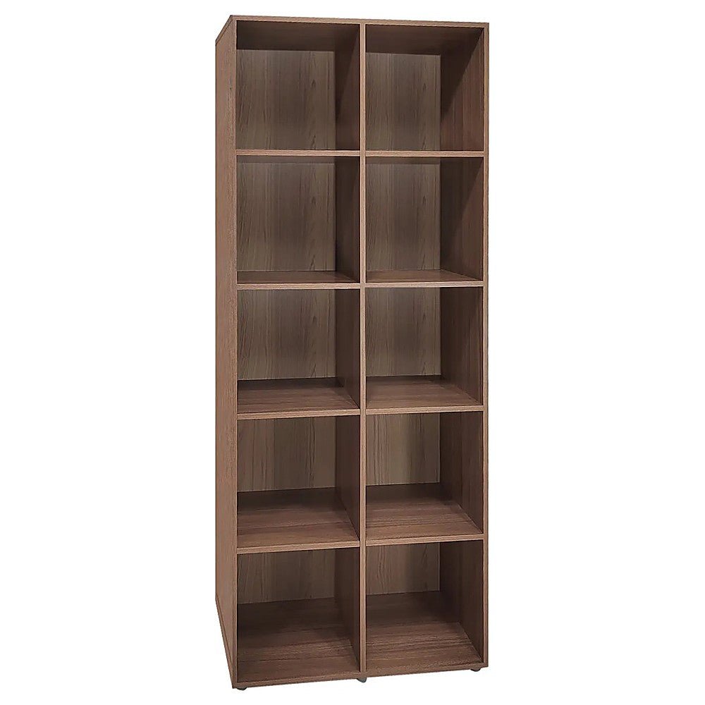 Librero para Oficina - KINGSTRONG LIBR0904380 GARDA - Varios Colores - Estructura de Madera - LIBR0904380 - Mundo In - NOGAL BEAT - Librero