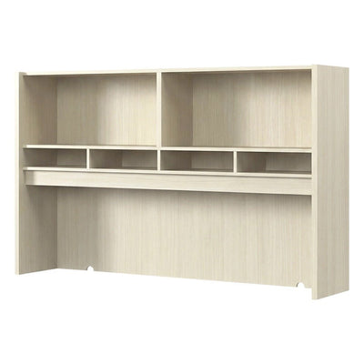 Librero sobre Credenza para Oficina Ejecutiva - GEBESA PRIME - Frente 208 cm - Abierto - GBR471210 - GEBESA - NOGAL BEAT - Librero
