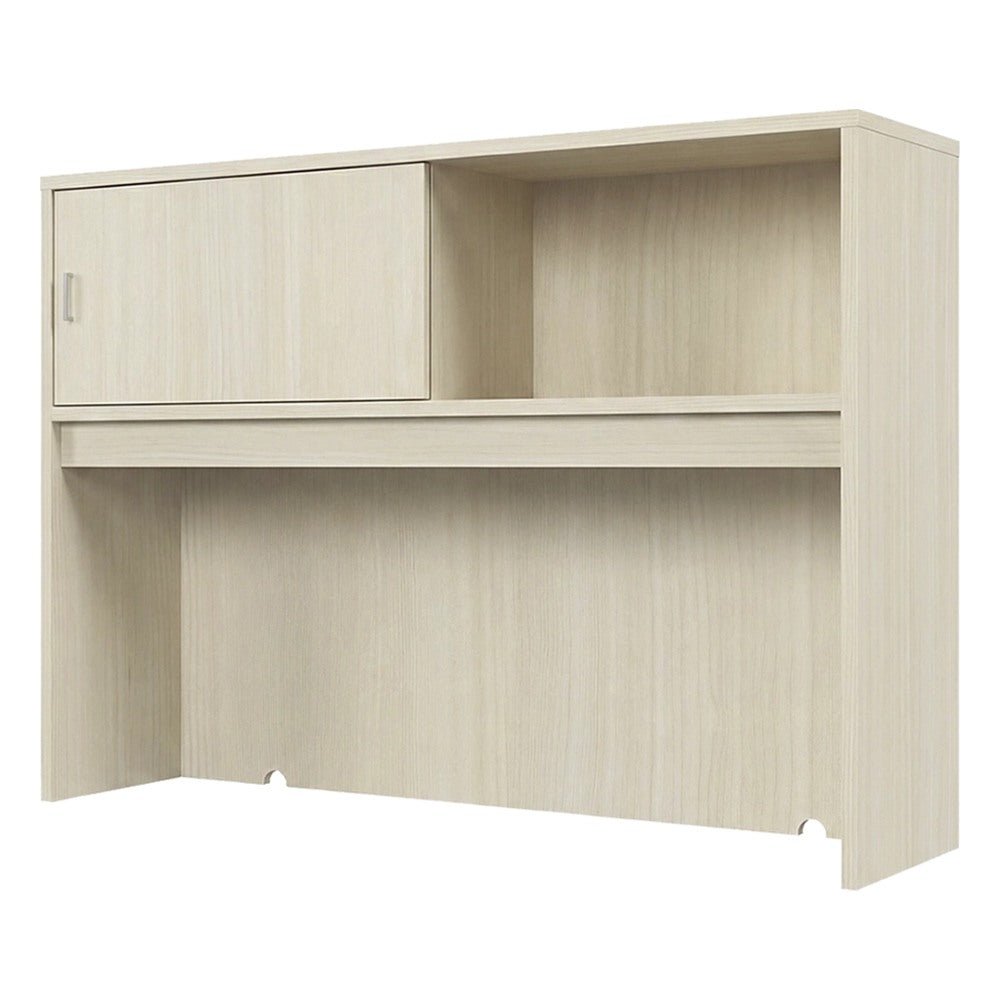 Librero sobre Credenza para Oficina - GEBESA PRIME - Frente 148 cm - Puerta Corrediza - GBR477150 - GEBESA - NOGAL BEAT - Librero