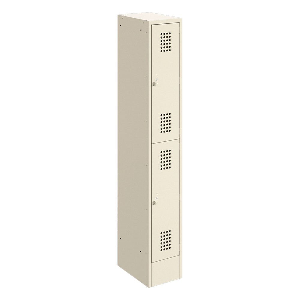 Locker Metálico para Área de Personal - GEBESA BRIK - Frente 30 cm - 2 Puertas - Fondo 45 cm - GAA7821879 - GEBESA - NOGAL BEAT - Archivero