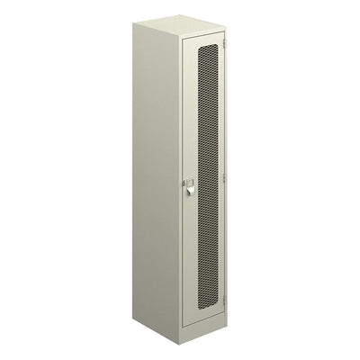 Locker Metálico para Planta Industrial - GEBESA ARCHIVO Y ALMACENAJE - Frente 38 cm - 1 Puerta con Malla Estándar - GAA761 - GEBESA - NOGAL BEAT - Archivero