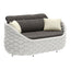 Love Seat de Terraza para Cafetería 2 Plazas - ZUO CORAL REEF - Gris - Asiento y Respaldo Tapizados con Tela para Exterior - 704026 - Zuo - NOGAL BEAT - Sofá de Terraza