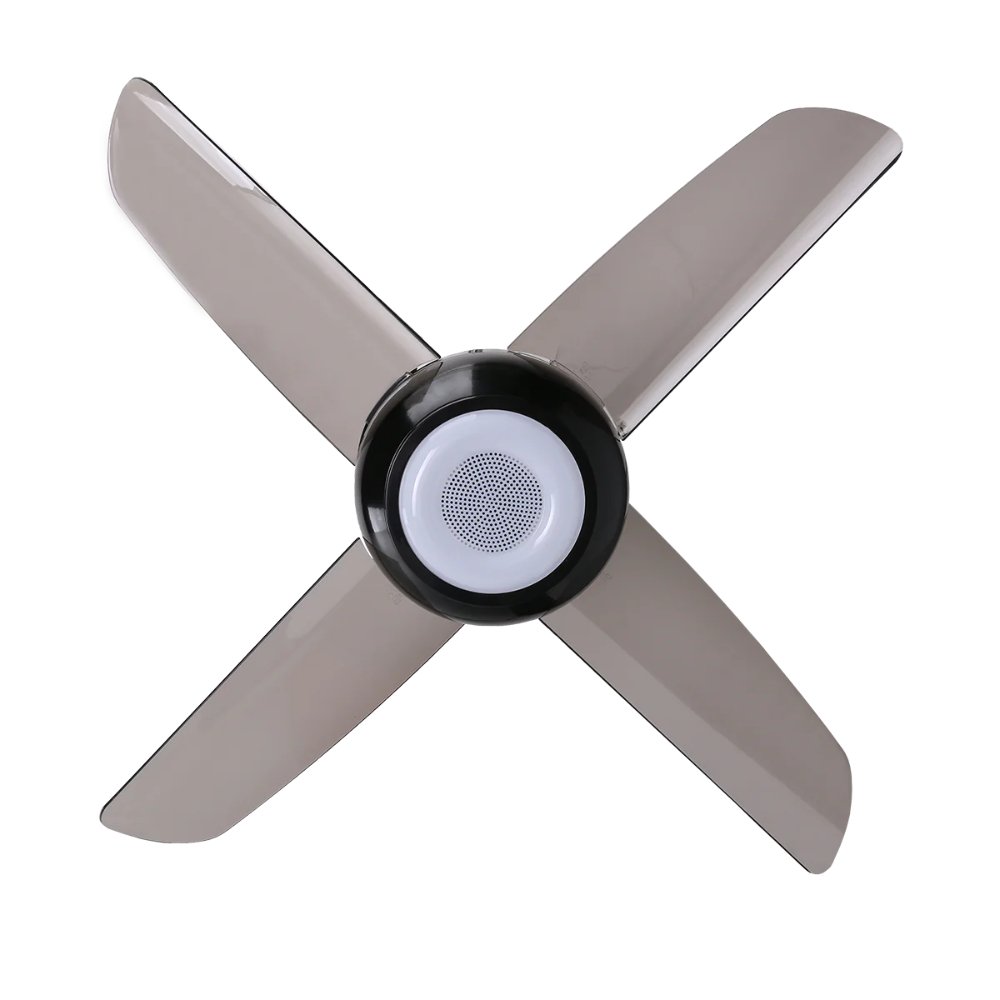 Masterfan Dubai Sound 38 Ventilador Techo Decorativo con Bluetooth Músical - DUBAI SOUND 39 - Masterfan - NOGAL BEAT - Ventiladores