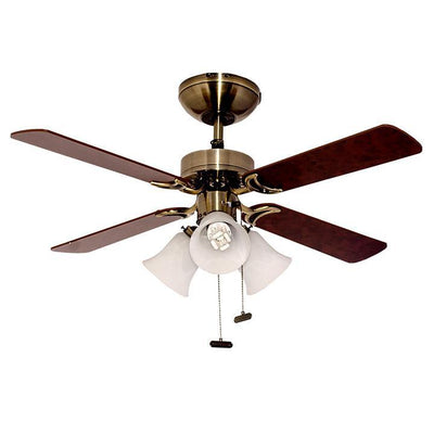 Masterfan Oporto 42" Ventilador Techo Decorativo Clásico Casa Sala Comedor - OPORTO 42-LA - Masterfan - NOGAL BEAT - Ventiladores