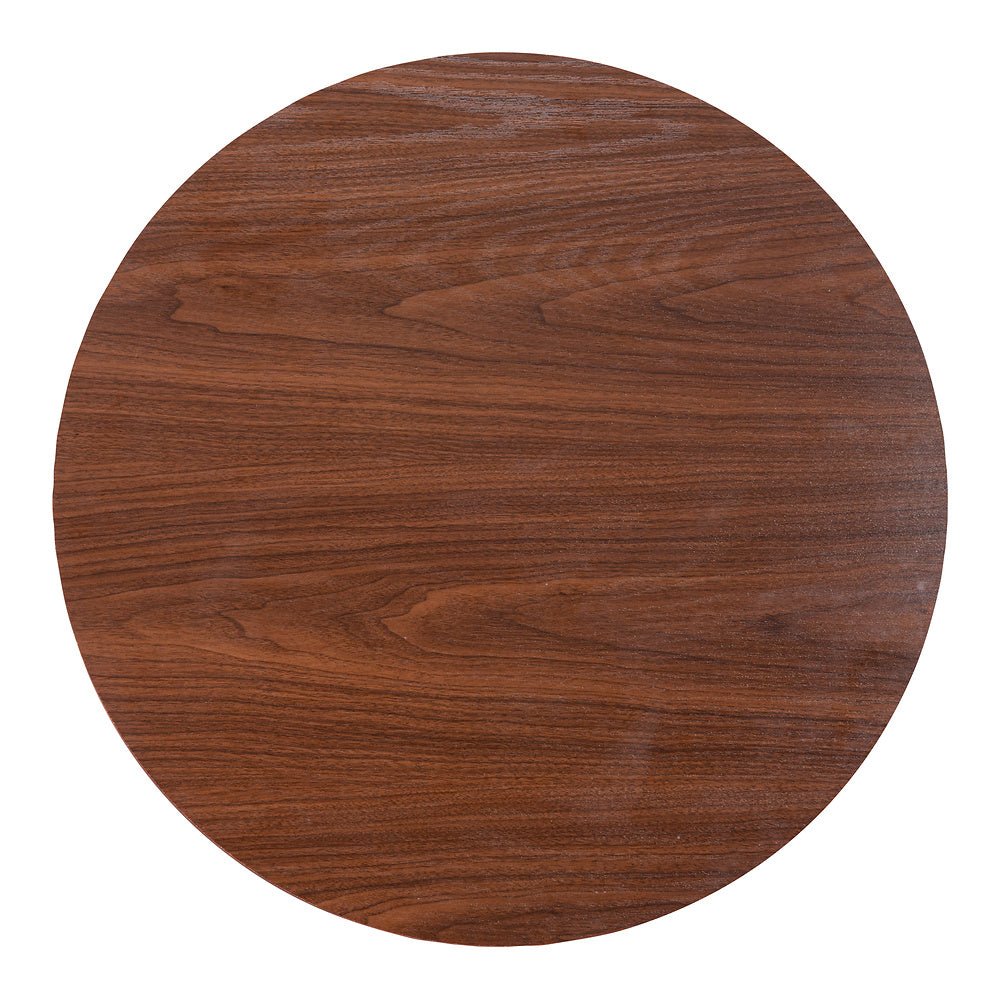 Mesa Alta para Barra de Cafetería - ZUO AURAY - Varios Colores - Cubierta de MDF Símil Madera y Estructura de Acero con Recubrimiento en Polvo - 109830 - Zuo - NOGAL BEAT - Mesa Comercial Interior