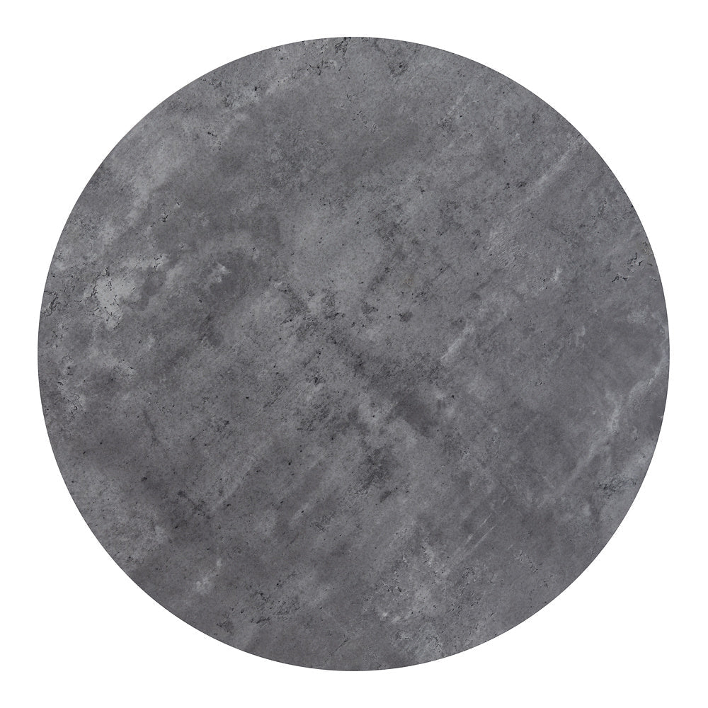 Mesa Alta para Comedor de Empresa - ZUO METZ - Gris - Cubierta de MDF Símil Concreto y Estructura de Acero con Recubrimiento en Polvo - 101881 - Zuo - NOGAL BEAT - Mesa Comercial Interior