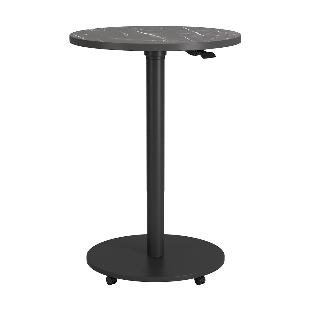 Mesa Alta para Pub - ZUO MULE - Varios Colores - Cubierta de Madera de Ingeniería Símil Mármol y Estructura de Acero con Recubrimiento en Polvo - 111130 - Zuo - NOGAL BEAT - Mesa Comercial Interior