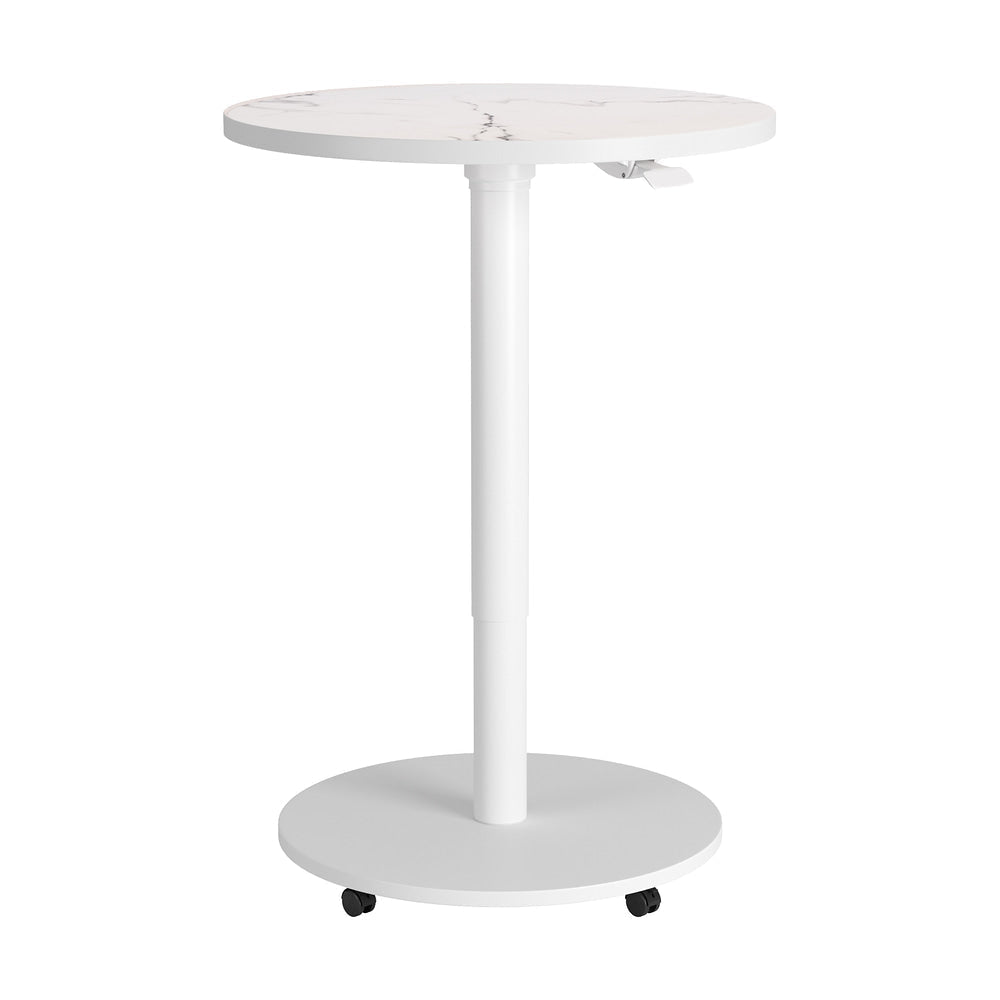 Mesa Alta para Pub - ZUO MULE - Varios Colores - Cubierta de Madera de Ingeniería Símil Mármol y Estructura de Acero con Recubrimiento en Polvo - 111129 - Zuo - NOGAL BEAT - Mesa Comercial Interior