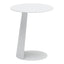 Mesa Auxiliar de Terraza para Áreas de Estar - ZUO SUNNY ISLES - Blanco - Estructura y Cubierta en Aluminio con Recubrimiento en Polvo - 704020 - Zuo - NOGAL BEAT - Mesa de Terraza