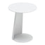 Mesa Auxiliar de Terraza para Áreas de Estar - ZUO SUNNY ISLES - Blanco - Estructura y Cubierta en Aluminio con Recubrimiento en Polvo - 704020 - Zuo - NOGAL BEAT - Mesa de Terraza