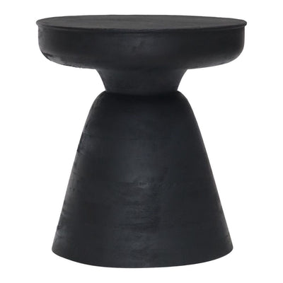 MESA AUXILIAR NOGAL BEAT SAGE | Mesa Auxiliar Ocasional Decorativa | 46 cm | Negro | Madera de Mango Pintada | Interior - 102059 - Zuo - NOGAL BEAT - Mesas