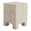 Mesa Auxiliar para Área de Descanso - ZUO KITARA - Beige - Cubierta de Óxido de Magnesio Símil Piedra y Estructura de Óxido de Magnesio - 110193 - Zuo - NOGAL BEAT - Mesa Comercial Interior