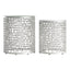 Mesa Auxiliar para Área de Descanso - ZUO REDEN - Plata - Cubierta de Espejo y Estructura de Aluminio Pintado - 110153 - Zuo - NOGAL BEAT - Mesa Comercial Interior
