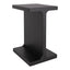 Mesa Auxiliar para Consultorio - ZUO BAMA - Negro - Cubierta de Madera de Mango Pintada y Estructura de Madera de Mango - 110251 - Zuo - NOGAL BEAT - Mesa Comercial Interior