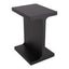 Mesa Auxiliar para Consultorio - ZUO BAMA - Negro - Cubierta de Madera de Mango Pintada y Estructura de Madera de Mango - 110251 - Zuo - NOGAL BEAT - Mesa Comercial Interior