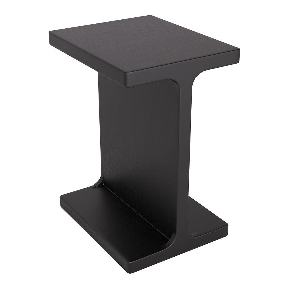 Mesa Auxiliar para Consultorio - ZUO BAMA - Negro - Cubierta de Madera de Mango Pintada y Estructura de Madera de Mango - 110251 - Zuo - NOGAL BEAT - Mesa Comercial Interior