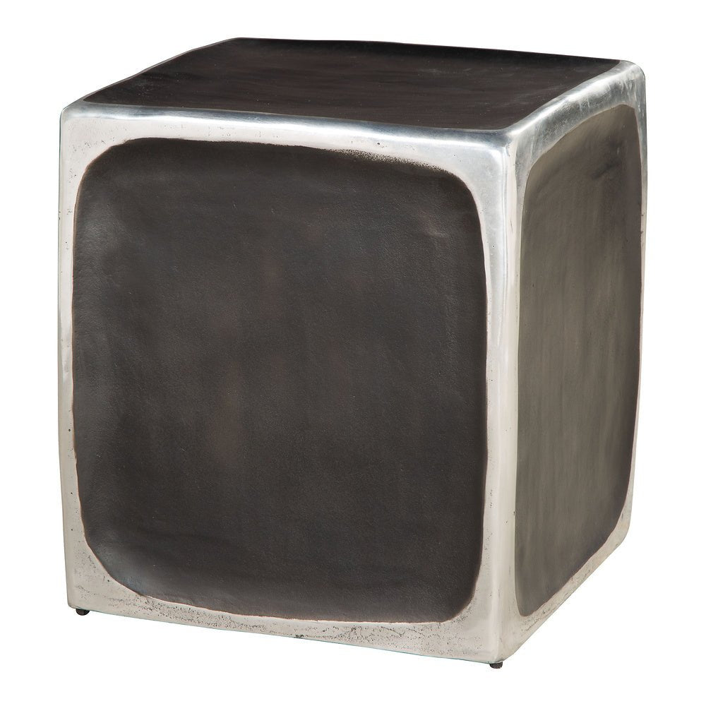 Mesa Auxiliar para Consultorio - ZUO BRICS - Multicolor - Estructura y Cubierta en Aluminio Pintado - 110155 - Zuo - NOGAL BEAT - Mesa Comercial Interior