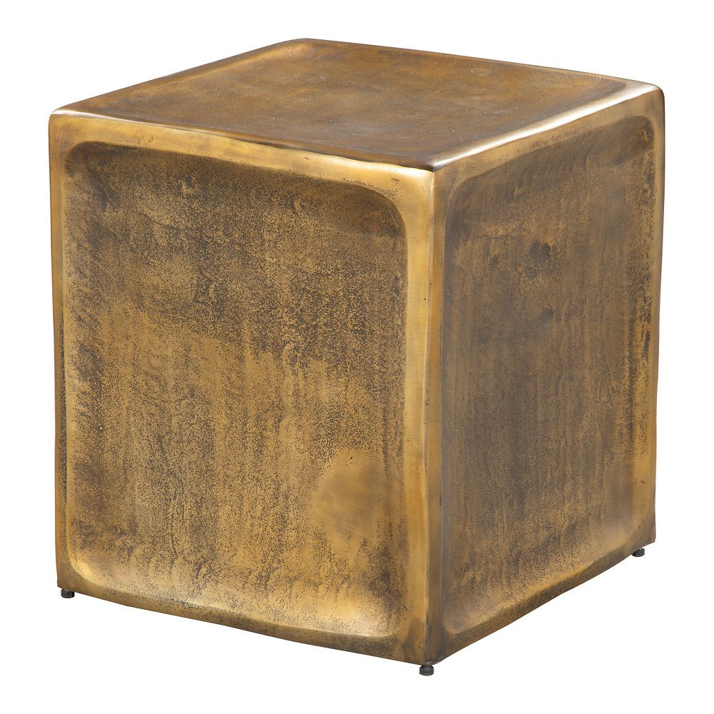 Mesa Auxiliar para Consultorio - ZUO BRICS - Multicolor - Estructura y Cubierta en Aluminio Pintado - 110155 - Zuo - NOGAL BEAT - Mesa Comercial Interior
