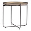 Mesa Auxiliar para Consultorio - ZUO BRONSON - Bronce - Estructura y Cubierta en Acero Pintado - 109596 - Zuo - NOGAL BEAT - Mesa Comercial Interior