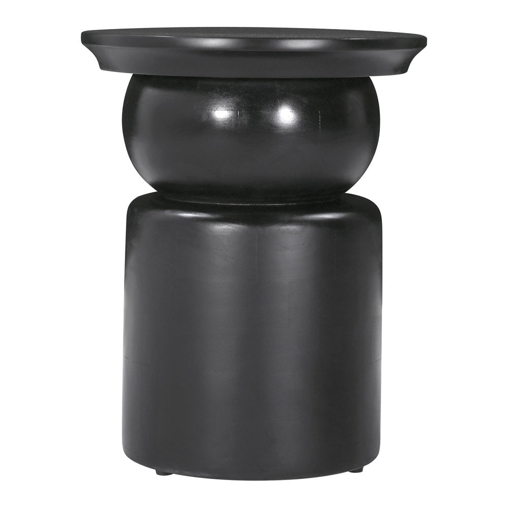 Mesa Auxiliar para Consultorio - ZUO COLOMBO - Negro - Cubierta de Madera de Mango Pintada y Estructura de Madera de Mango - 109924 - Zuo - NOGAL BEAT - Mesa Comercial Interior