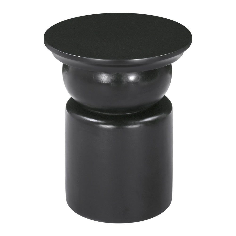 Mesa Auxiliar para Consultorio - ZUO COLOMBO - Negro - Cubierta de Madera de Mango Pintada y Estructura de Madera de Mango - 109924 - Zuo - NOGAL BEAT - Mesa Comercial Interior