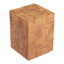 Mesa Auxiliar para Coworking - ZUO CETKA - Natural - Cubierta de Metal Símil Madera y Estructura de Metal - 110190 - Zuo - NOGAL BEAT - Mesa Comercial Interior