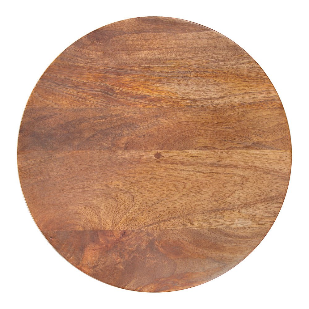 Mesa Auxiliar para Coworking - ZUO KOLLAM - Nogal - Estructura y Cubierta en Madera de Mango - 109773 - Zuo - NOGAL BEAT - Mesa Comercial Interior