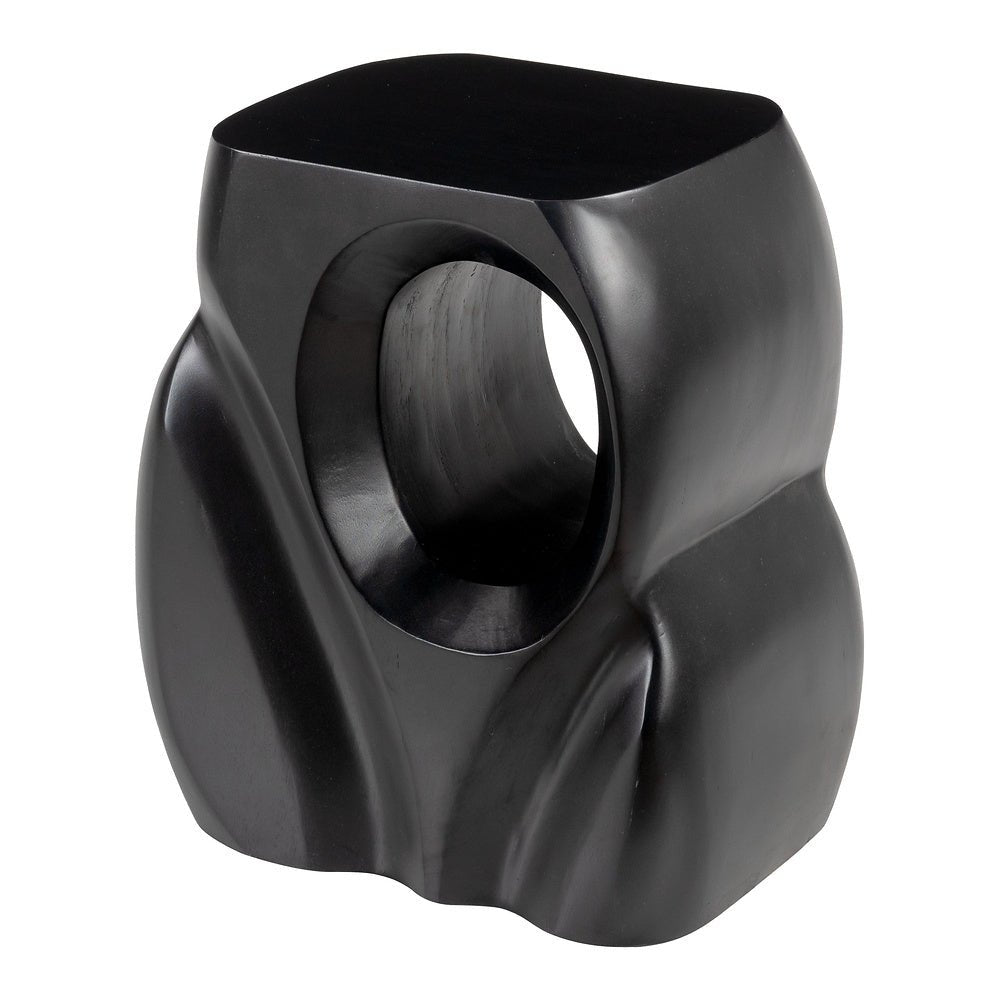 Mesa Auxiliar para Coworking - ZUO TRUNG - Negro - Cubierta de Madera de Mango Pintada y Estructura de Madera de Mango - 110245 - Zuo - NOGAL BEAT - Mesa Comercial Interior