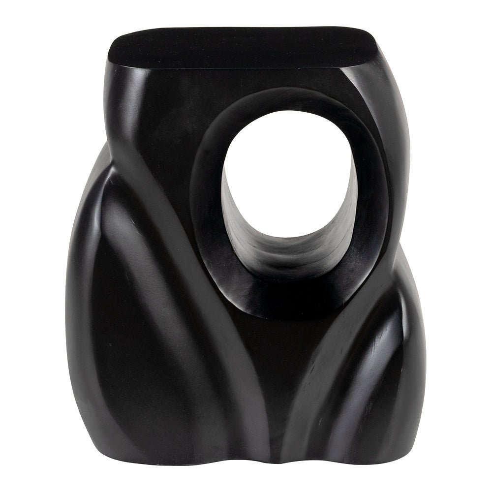 Mesa Auxiliar para Coworking - ZUO TRUNG - Negro - Cubierta de Madera de Mango Pintada y Estructura de Madera de Mango - 110245 - Zuo - NOGAL BEAT - Mesa Comercial Interior