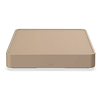 Mesa Auxiliar para Exterior - RESOL BRISA MESA BAJA - Varios Colores - 1 Base - Tablero HPL - 06768 - Resol - NOGAL BEAT - Mesa de Terraza