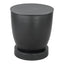 Mesa Auxiliar para Habitación de Hotel - ZUO BAKU - Negro - Estructura y Cubierta en Hierro con Recubrimiento en Polvo - 109755 - Zuo - NOGAL BEAT - Mesa Comercial Interior