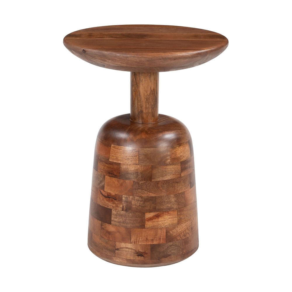 Mesa Auxiliar para Habitación de Hotel - ZUO KELK - Nogal - Estructura y Cubierta en Madera de Mango - 110738 - Zuo - NOGAL BEAT - Mesa Comercial Interior