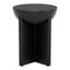 Mesa Auxiliar para Habitación de Hotel - ZUO TUME - Negro - Cubierta de Madera de Mango Pintada y Estructura de Madera de Mango - 110239 - Zuo - NOGAL BEAT - Mesa Comercial Interior