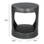 Mesa Auxiliar para Lobby de Hotel - ZUO NUUK - Negro - Estructura y Cubierta en Hierro con Recubrimiento en Polvo - 109757 - Zuo - NOGAL BEAT - Mesa Comercial Interior