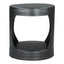 Mesa Auxiliar para Lobby de Hotel - ZUO NUUK - Negro - Estructura y Cubierta en Hierro con Recubrimiento en Polvo - 109757 - Zuo - NOGAL BEAT - Mesa Comercial Interior