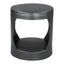 Mesa Auxiliar para Lobby de Hotel - ZUO NUUK - Negro - Estructura y Cubierta en Hierro con Recubrimiento en Polvo - 109757 - Zuo - NOGAL BEAT - Mesa Comercial Interior