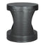 Mesa Auxiliar para Lobby de Hotel - ZUO NUUK - Negro - Estructura y Cubierta en Hierro con Recubrimiento en Polvo - 109757 - Zuo - NOGAL BEAT - Mesa Comercial Interior