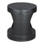 Mesa Auxiliar para Lobby de Hotel - ZUO NUUK - Negro - Estructura y Cubierta en Hierro con Recubrimiento en Polvo - 109757 - Zuo - NOGAL BEAT - Mesa Comercial Interior