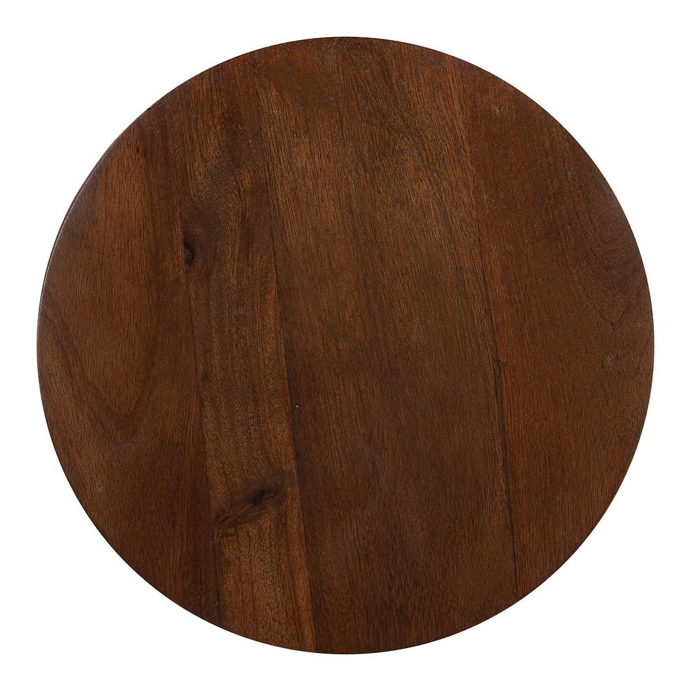 Mesa Auxiliar para Lobby de Hotel - ZUO OKNO - Nogal - Estructura y Cubierta en Madera de Mango - 110242 - Zuo - NOGAL BEAT - Mesa Comercial Interior