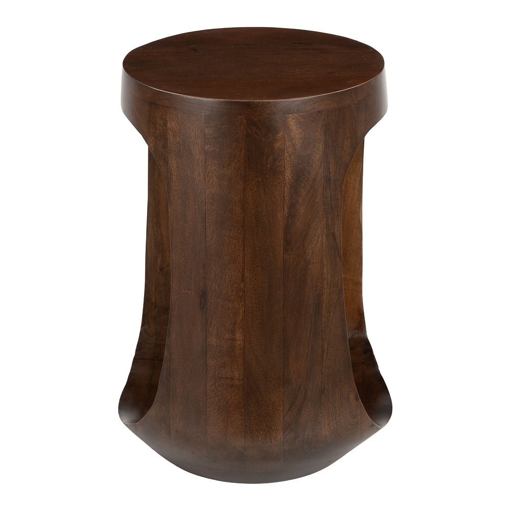 Mesa Auxiliar para Lobby de Hotel - ZUO OKNO - Nogal - Estructura y Cubierta en Madera de Mango - 110242 - Zuo - NOGAL BEAT - Mesa Comercial Interior
