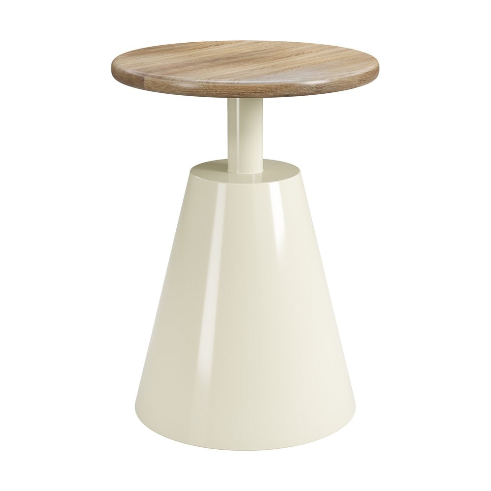 Mesa Auxiliar para Lobby de Hotel - ZUO SIRA - Varios Colores - Cubierta de MDF Símil Madera y Estructura de Acero con Recubrimiento en Polvo - 111108 - Zuo - NOGAL BEAT - Mesa Comercial Interior